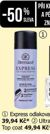Dermacol Express odlakovač 120ml