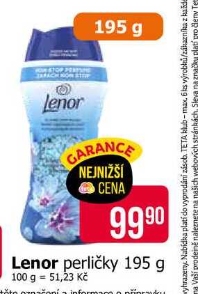 Lenor perličky 195 g