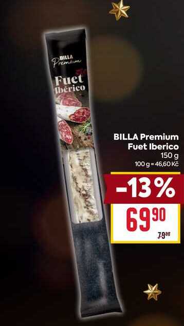BILLA Premium Fuet Iberico 150 g  