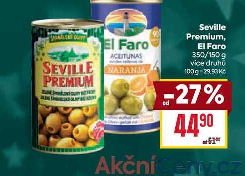 Seville Premium, El Faro 350/150 g  
