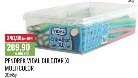 PENDREK VIDAL DULCITAR XL MULTICOLOR 30x45g