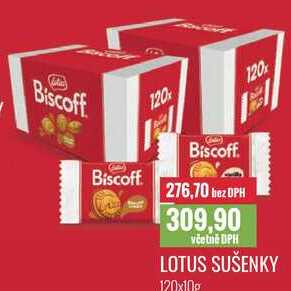 LOTUS SUŠENKY 120x10g