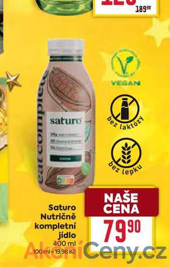 Saturo Nutričně kompletní jídlo 400 ml