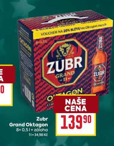 Zubr Grand Oktagon 8x 0,5l