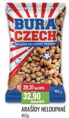 ARAŠÍDY NELOUPANÉ 400g 