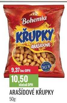 ARAŠÍDOVÉ KŘUPKY 50g