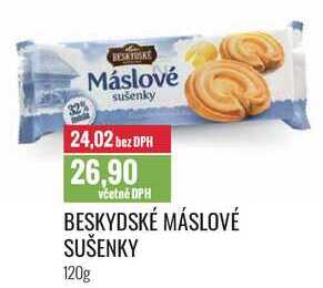 BESKYDSKÉ MÁSLOVÉ SUŠENKY 120g 