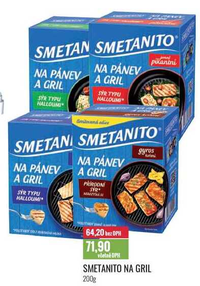 SMETANITO NA GRIL 200g