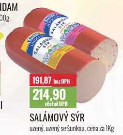 SALÁMOVÝ SÝR cena za 1Kg 