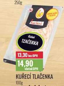 KUŘECÍ TLAČENKA 100g