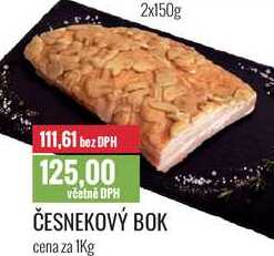 ČESNEKOVÝ BOK cena za 1Kg 