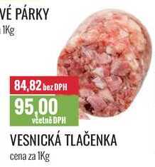VESNICKÁ TLAČENKA cena za 1Kg