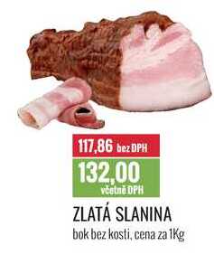 ZLATÁ SLANINA cena za 1Kg