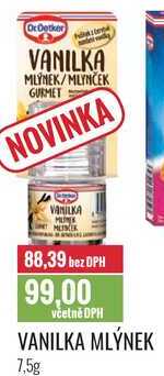 VANILKA MLÝNEK 7,5g