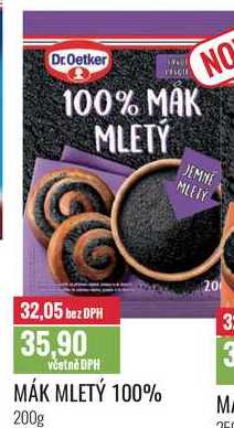 MÁK MLETÝ 100% 200g