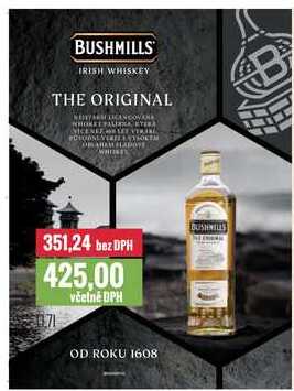 BUSHMILLS IRISH WHISKEY 0,7l