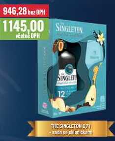 THE SINGLETON 0,7 l + sada se skleničkami 