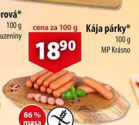 Kája párky, 100 g