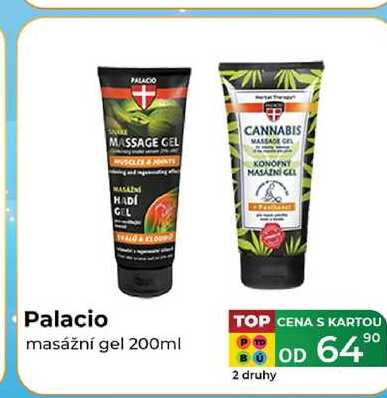 Palacio masážní gel 200ml