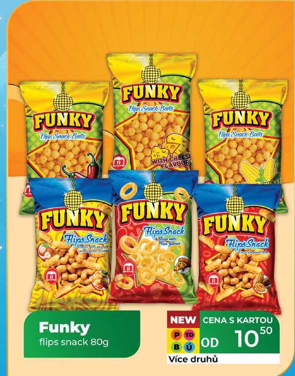 Funky flips snack 80g