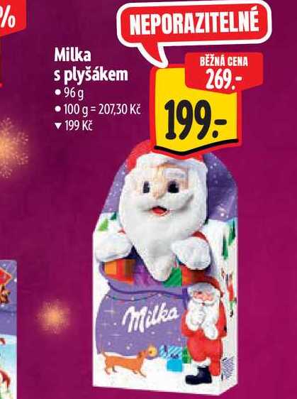 Milka s plyšákem 96g