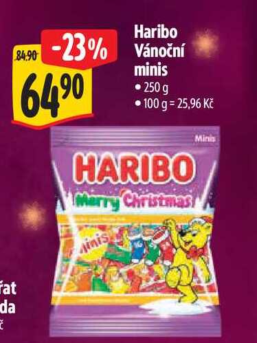  Haribo Vánoční minis   250 g  