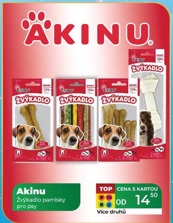 Akinu Žvýkadlo pamlsky pro psy