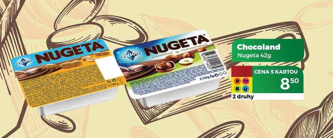 Chocoland Nugeta 42g  