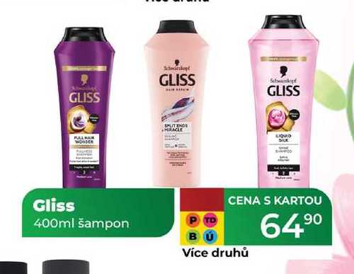 Gliss 400ml šampon  