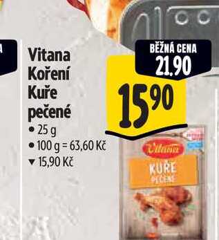 Vitana Koření Kuře pečené 25 g