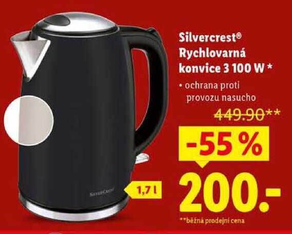 Silvercrest Rychlovarná konvice 3 100 W 