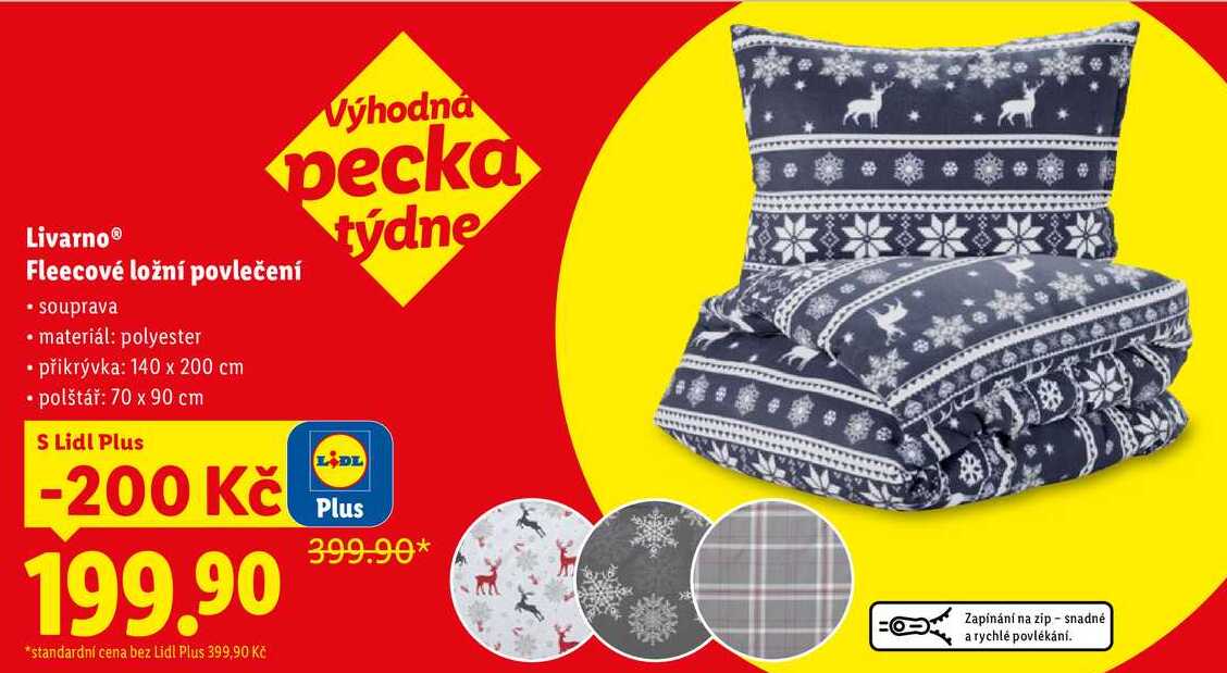 Livarno Fleecové ložní povlečení 