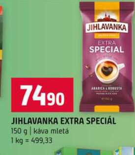 JIHLAVANKA EXTRA SPECIÁL 150 g káva mletá