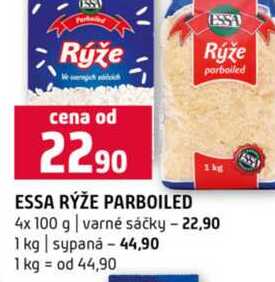 ESSA Rýže parboiled 4x 100 g varné sáčky 