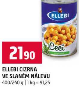 ELLEBI CIZRNA VE SLANÉM NÁLEVU 400/240 g 