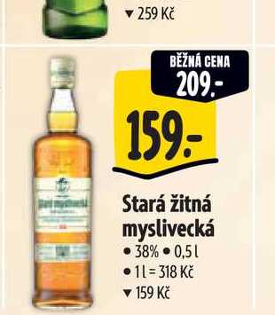  Stará žitná myslivecká 38% 0,51 
