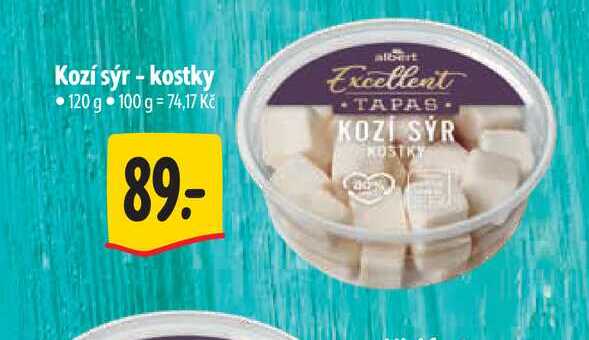 Kozí sýr - kostky 120 g 