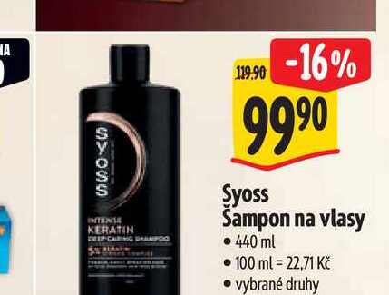  Syoss Šampon na vlasy 440 ml 