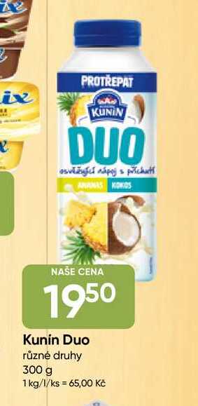 Kunín Duo různé druhy 300 g