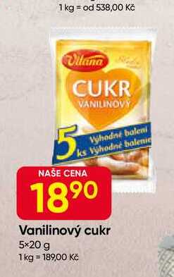 Vitana Vanilinový cukr 5x20g