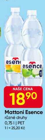 Mattoni Esence různé druhy 0,75 l