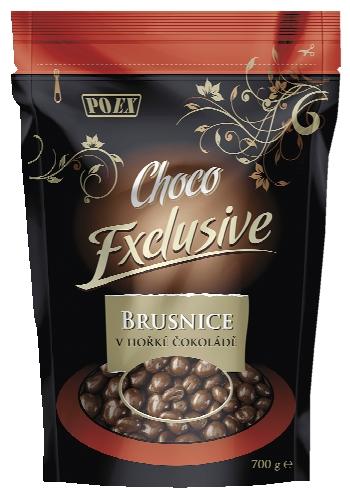 Brusnice v hořké čokoládě, 700 g