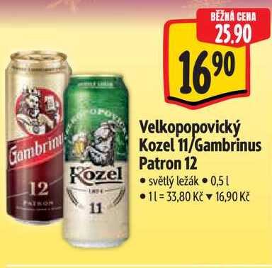 Gambrinus Patron 12, 0,5 l