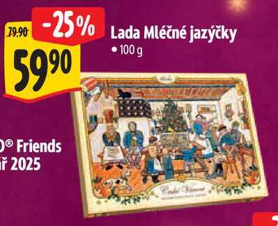 Lada Mléčné jazýčky, 100 g