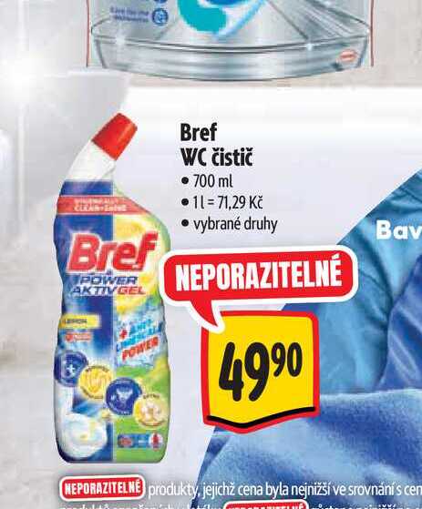   Bref WC čistič 700 ml  