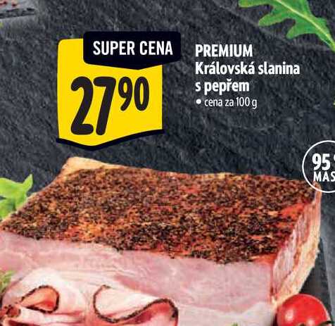  PREMIUM Královská slanina s pepřem 100 g 