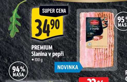  PREMIUM Slanina v pepři 100 g  
