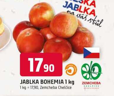 JABLKA BOHEMIA 1 kg
