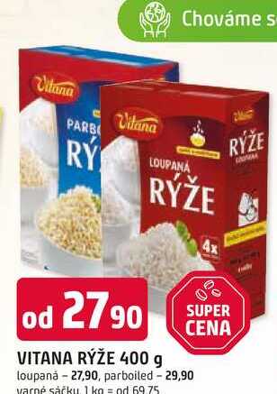 VITANA RÝŽE 400 g loupaná