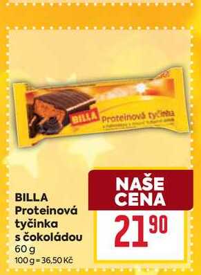 BILLA Proteinová tyčinka s čokoládou 60 g
